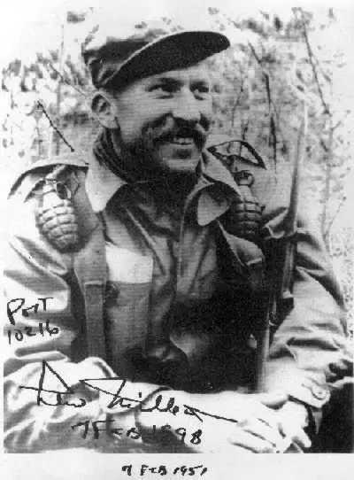 CAPT Lewis 'Red' Millett 7 Feb 1951 on Hill 180 Osan Korea